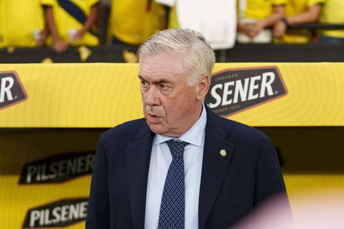 Carlo Ancelotti, la primul meci oficial pe banca Braziliei: 0-0 cu Ecuador / Foto: Imago