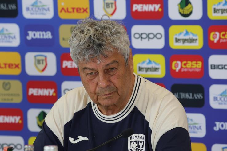 Austria - România // Conferință - Mircea Lucescu (foto: Ionuț Iordache - GSP)