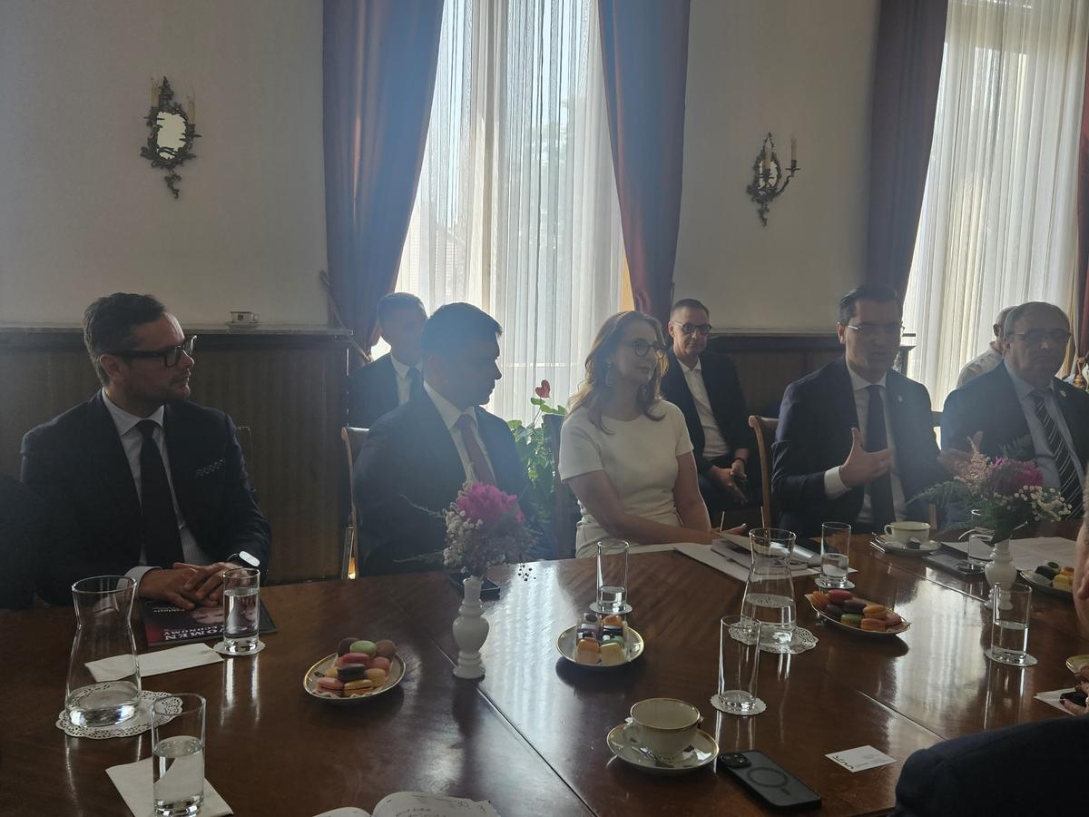 Răzvan Burleanu și oficialii FRF, la un eveniment organizat de Ambasada României la Viena