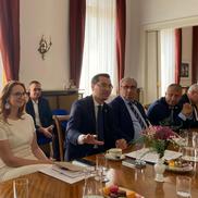 Răzvan Burleanu, la un eveniment al Ambasadei României la Viena // Sursă foto: Facebook
