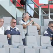 Oficialii FRF au urmărit din tribune antrenamentul oficial al României FOTO: Ionuţ Iordache (GSP)
