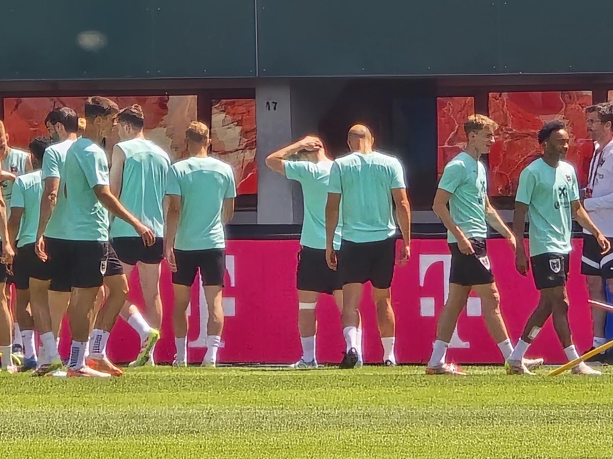 Austria, antrenament oficial, înainte de partida cu România // 06.06.2025