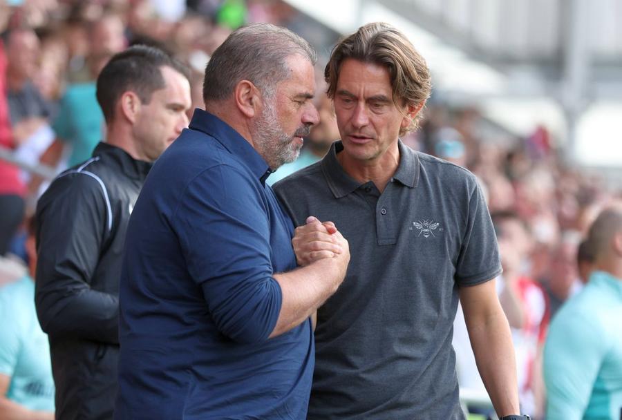 Ange Postecoglou și Thomas Frank / Foto: Imago Noul antrenor al lui Drăgușin a predat la o grădiniță! » Favoritul lui Guardiola e licențiat în psihologie sportivă