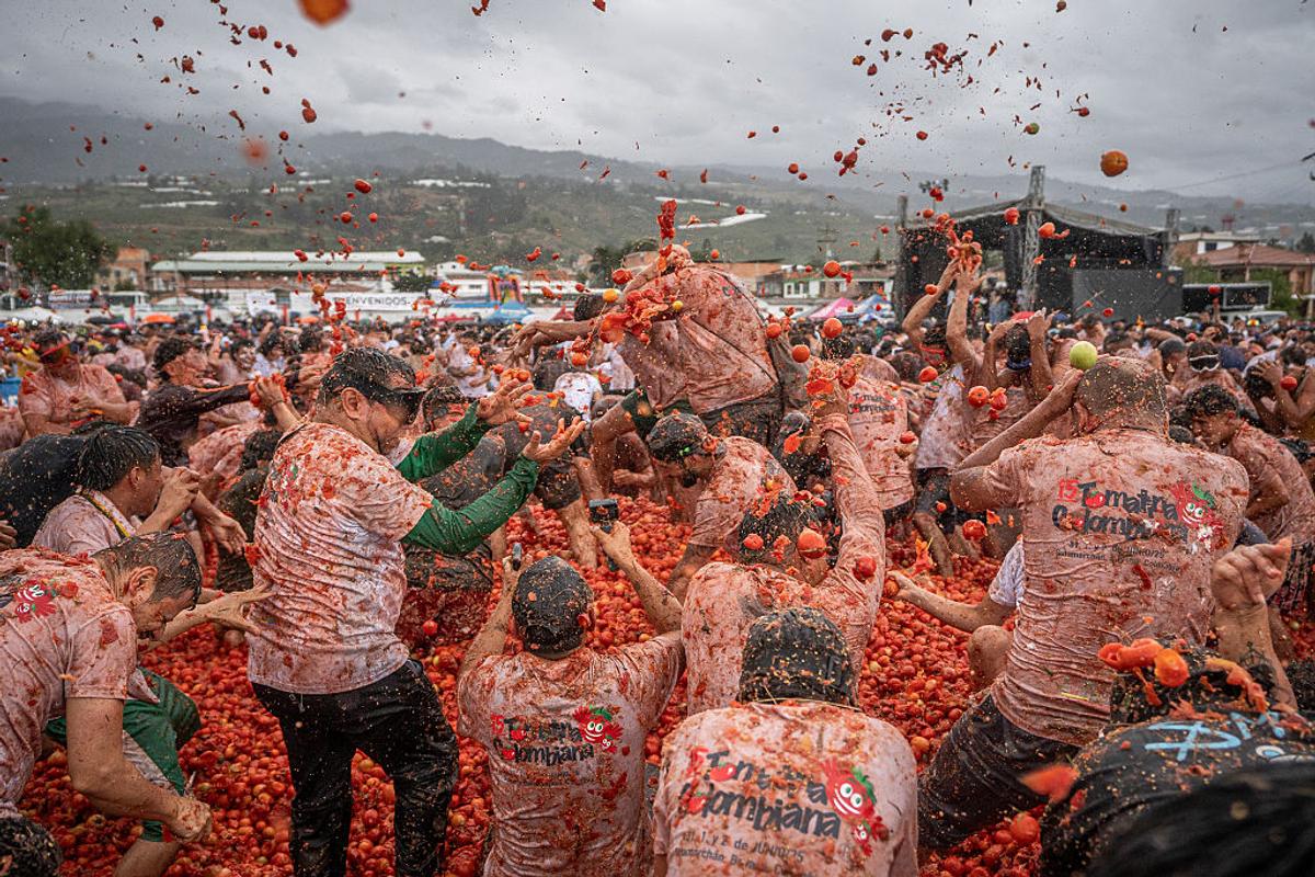 Gran Tomatina Colombiana, cel mai nebun festival
