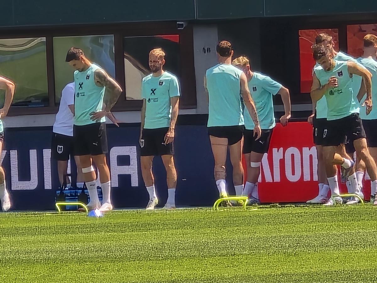 Austria, antrenament oficial, înainte de partida cu România // 06.06.2025