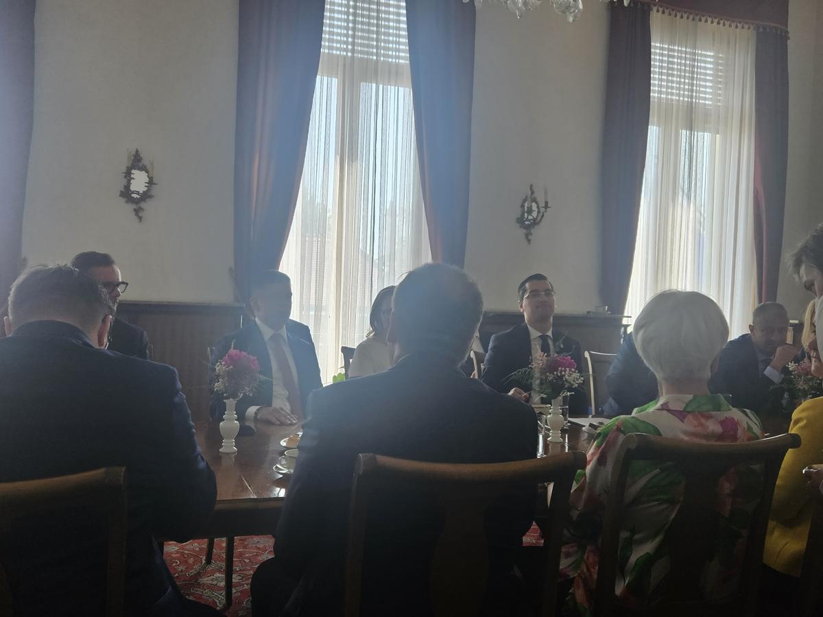 Răzvan Burleanu și oficialii FRF, la un eveniment organizat de Ambasada României la Viena