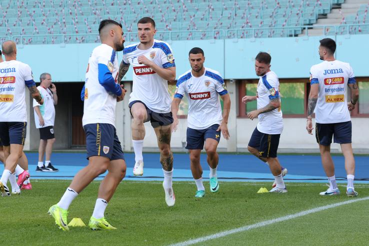 Antrenamentul oficial al echipei naţionale la Viena FOTO: Ionuţ Iordache (GSP)