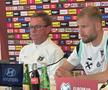 Ralf Rangnick și Konrad Laimer, conferință de presă, înaintea partidei cu România // foto: Cezar Titor (GSP)