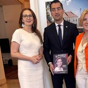Răzvan Burleanu, Andrea Andras, însărcinatul cu afaceri a.i. al Ambasadei României în Republica Austria / Sursă foto: Facebook