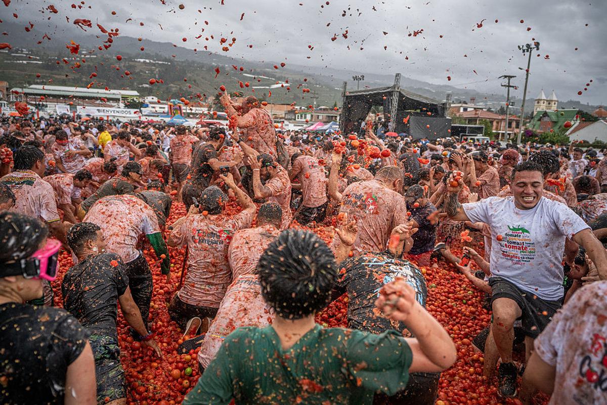 Gran Tomatina Colombiana, cel mai nebun festival