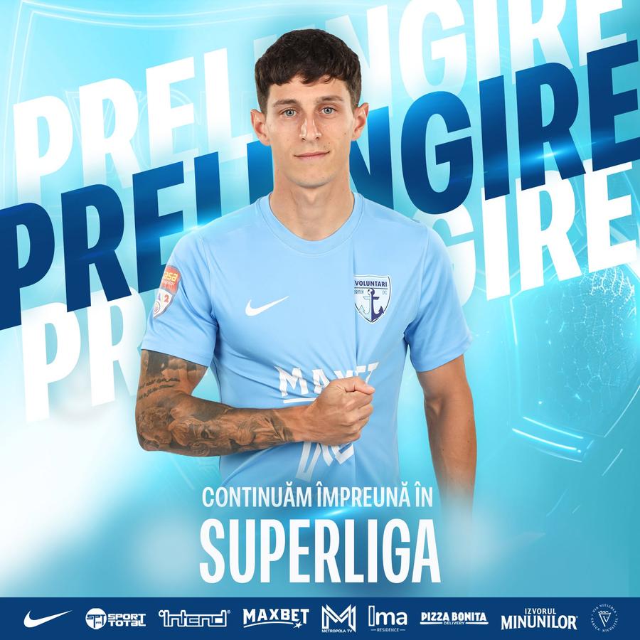 Contract nou, până în 2028, în Superliga