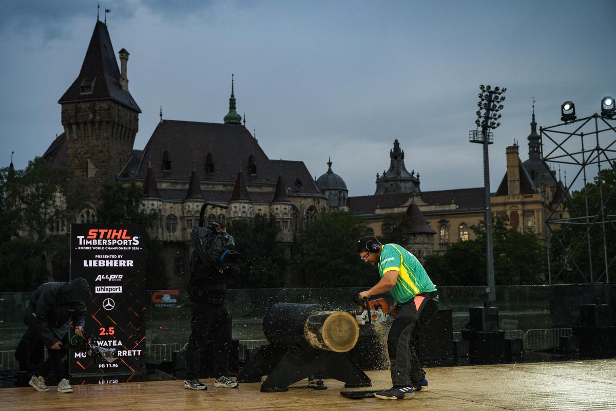 Prima zi a Trofeului Mondial Stihl Timbersports de la Budapesta