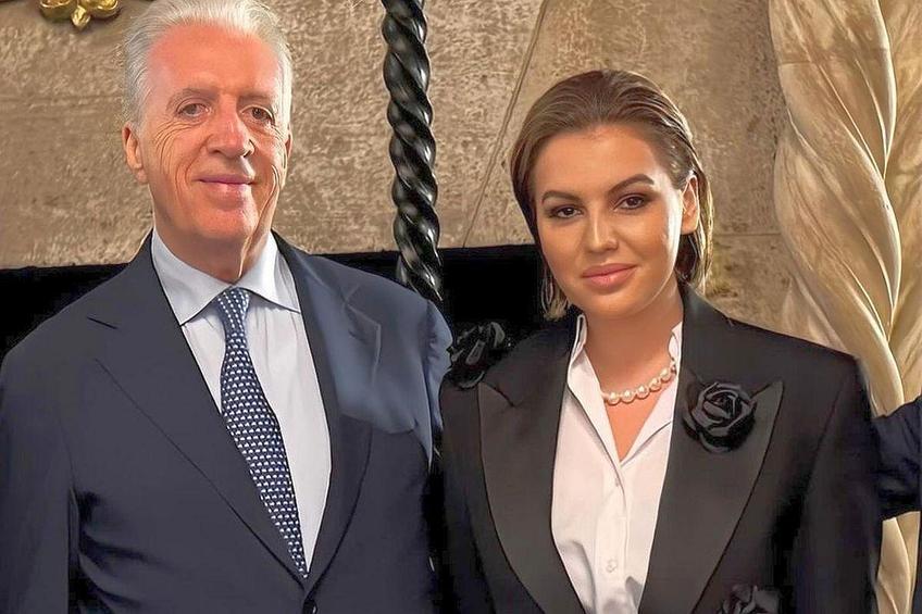 Romina Gingașu și soțul Piero Ferrari