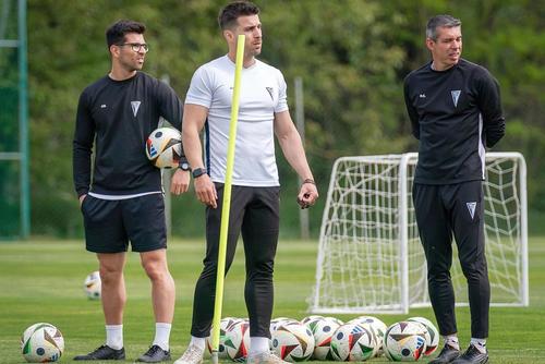 De la stânga la dreapta: Joao Bagao, Goncalo Cruz, Nuno Campos // sursă foto: Facebook @ ZTE FC Zalaegerszeg