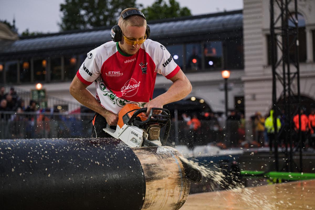 Prima zi a Trofeului Mondial Stihl Timbersports de la Budapesta