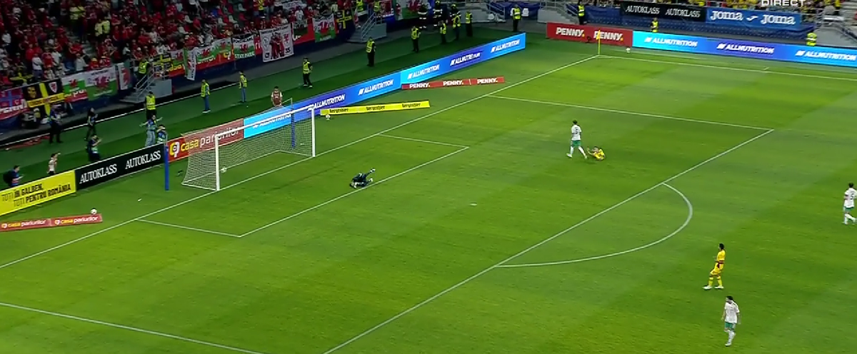 Ce păcat! Louis Munteanu a înscris un gol superb, însă tușierul a intervenit aiurea