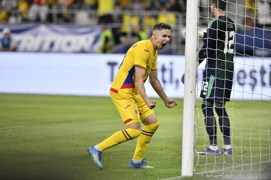 Louis Munteanu, în România - Țara Galilor// foto: Cristi Preda (GSP) Daniel Niculae a făcut echipa pentru Suedia - România » Pe cine a ales dintre Munteanu și Bîrligea