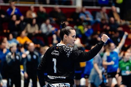 Gabriela Moreschi, portărița lui CSM București/Foto: Facebook (CSM București)