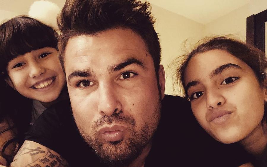 Maya și Adriana Mutu, cu tatăl lor Adrian Mutu a surprins cu o poză cu băieții lui: „Wow, cât de mare e Mario”