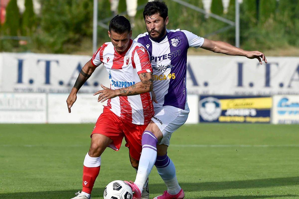 Amicalul FC Argeș -  Steaua Roșie Belgrad, încheiat la scor de neprezentare