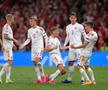 Sfidând pronosticurile, adversarii și chiar și moartea, naționala Danemarcei s-a calificat în semifinalele EURO 2020. FOTO: Guliver/Getty Images