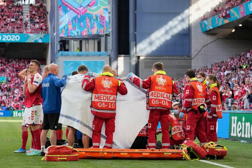 UEFA le-a rezervat locuri VIP la finala EURO 2020 celor care l-au readus la viață pe Christian Eriksen // foto: Guliver/gettyimages