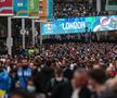 Italia - Spania, fani pe Wembley, semifinala Euro 2020 / FOTO: GettyImages