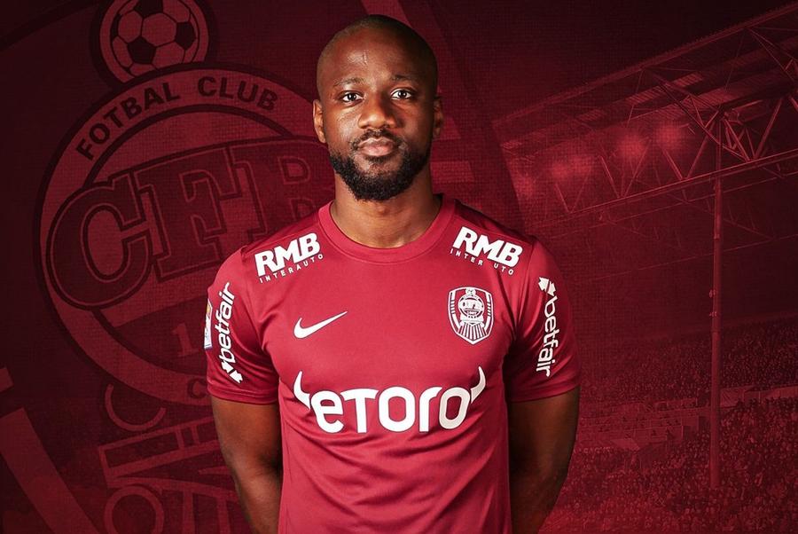 Guessouma Fofana, la CFR Cluj // foto: Facebook CFR Cluj a anunțat un nou transfer imediat după victoria din preliminariile Ligii