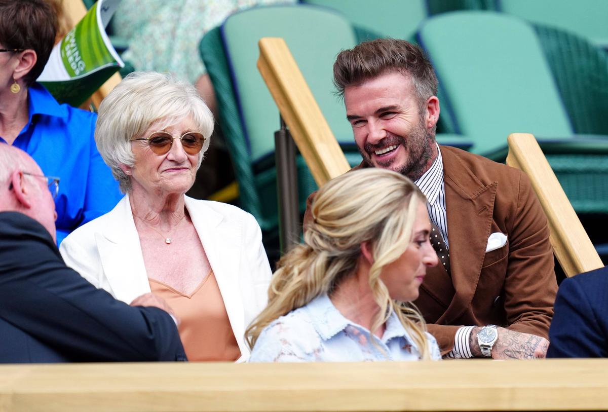 David Beckham, în tribune la meciul Simona Halep - Amanda Anisimova, semifinala Wimbledon 2022