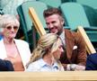 David Beckham, în tribune la meciul Simona Halep - Amanda Anisimova, semifinala Wimbledon 2022