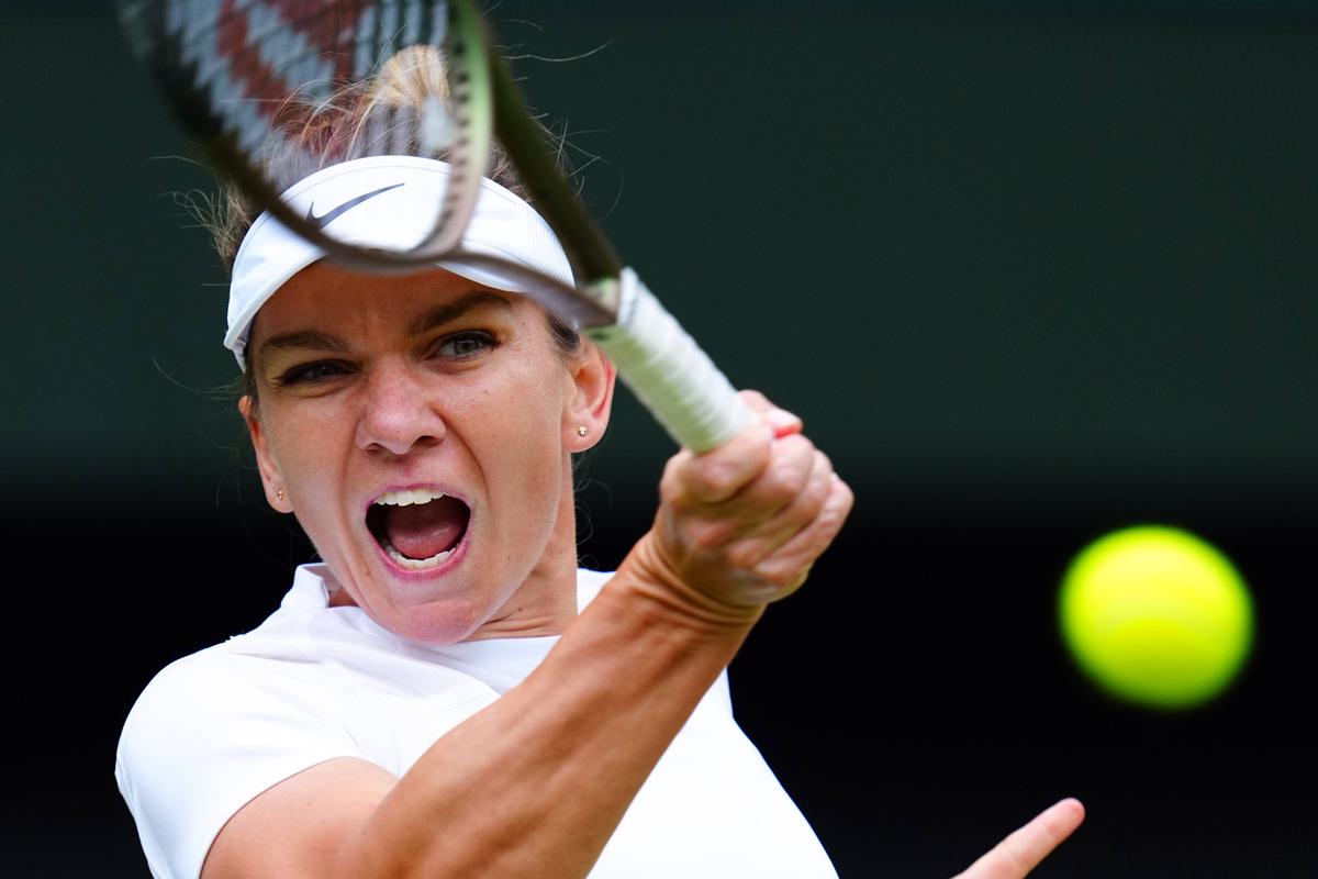 Simona Halep - Amanda Anisimova, semifinala Wimbledon 2022
