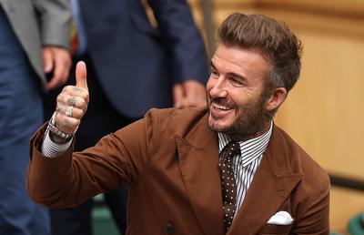 David Beckham, spectator de lux la meciul Simonei Halep » Imagini spectaculoase