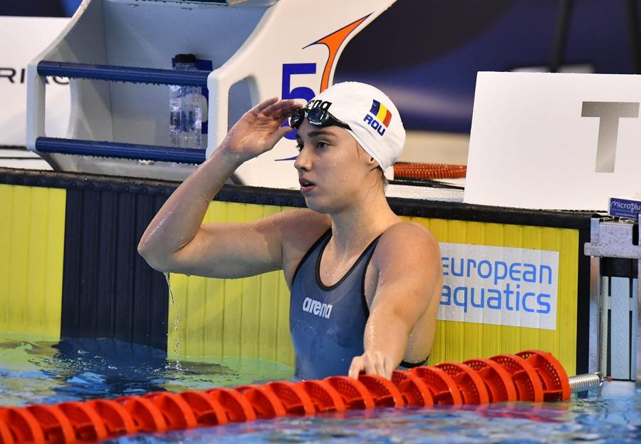Bianca Costea // Foto: Facebook @ FRNPM România, două medalii în ziua a 2-a la Europenele de juniori de la Otopeni » Popovici, AUR la 200m liber + ARGINT la ștafeta combinată de 4x100m liber!
