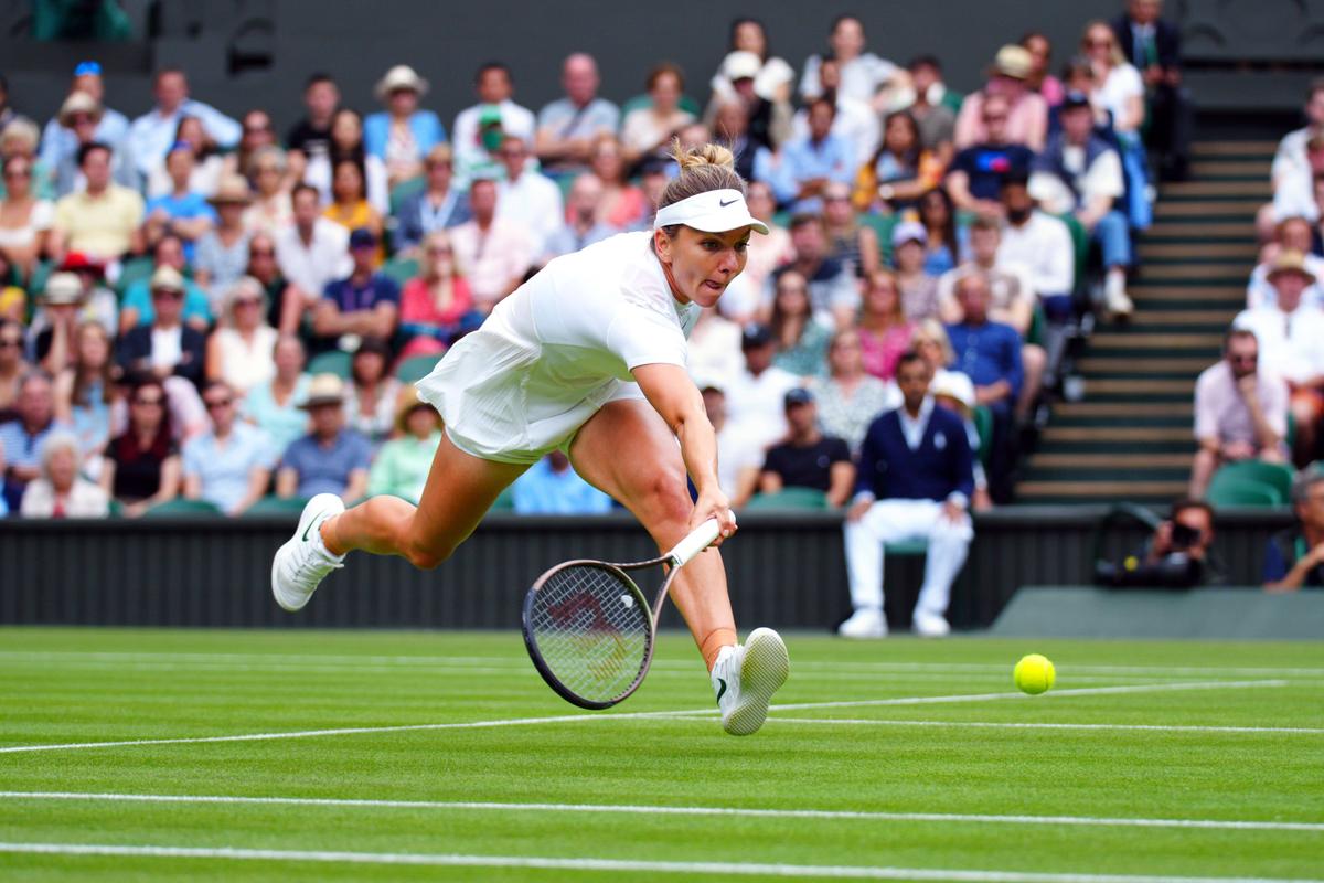 Simona Halep - Amanda Anisimova, semifinala Wimbledon 2022
