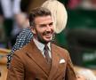 David Beckham, în tribune la meciul Simona Halep - Amanda Anisimova, semifinala Wimbledon 2022