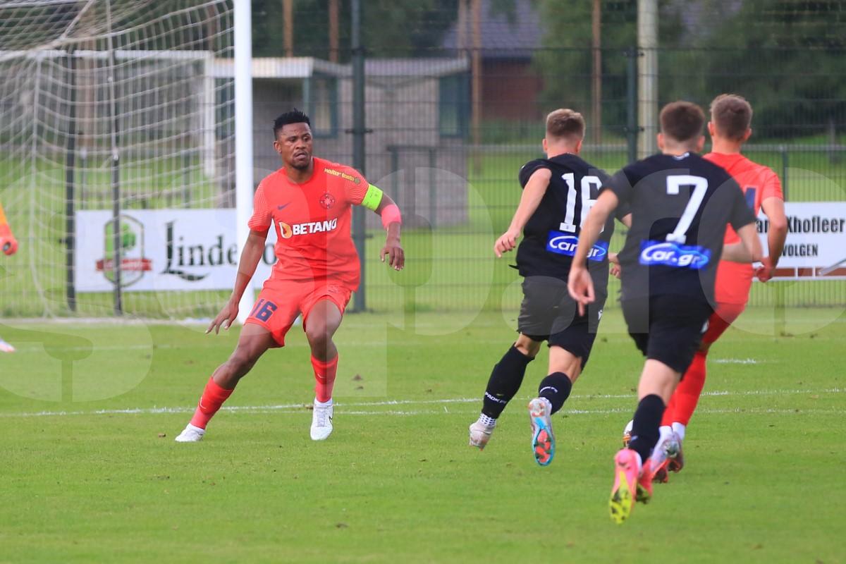 Gafa lui Siyabonga Ngezana în FCSB - PAOK, în cadre succesive