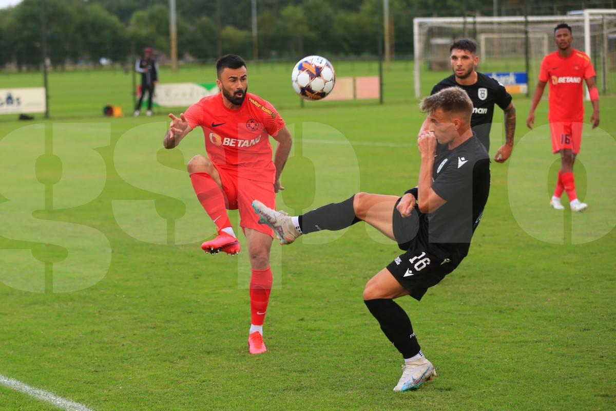 Gafa lui Siyabonga Ngezana în FCSB - PAOK, în cadre succesive