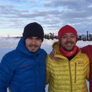 La Cercul Polar, alături de Tibi Ușeriu și Vlad Tănase Foto: Arhivă personală