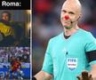 Fanii italieni ai Romei râd de Anthony Taylor după arbitrajul său din Spania - Germania