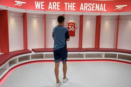 Martin Zubimendi a fost prezentat de Arsenal // foto: arsenal.com