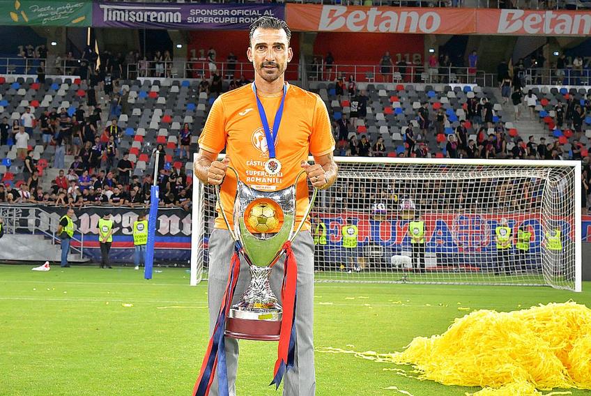 Elias Charalambous, sărbătorind câștigarea Supercupei // foto: Cristi Preda (GSP)