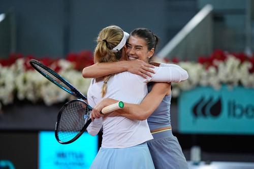 Sorana Cîrstea și Anna Kalinskaya/Foto: Imago Images