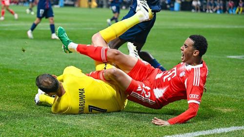 Gianluigi Donnarumma îl accidentează grav pe Jamal Musiala