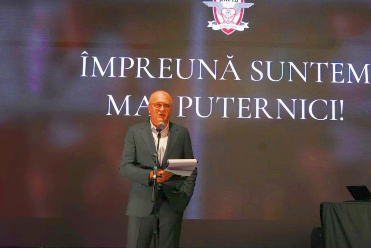 Dan Șucu, discurs-manifest la lansarea echipamentelor Rapidului: „Visez la ziua în care România va avea asta”