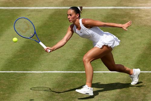 Marta Kostyuk s-a calificat în „sferturi” la Wimbledon/Foto: Getty Images