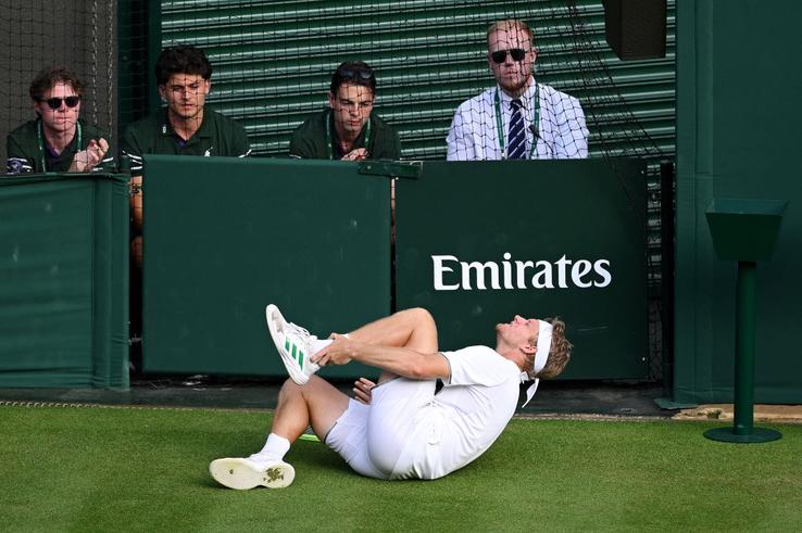 Controversă între Felix Auger-Aliassime și Alejandro Davidovich Fokina la Wimbledon Foto: Guliver/GettyImages
