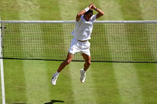 Flavio Cobolli sărbătorind la Wimbledon precum Cristiano Ronaldo Foto: Imago Images
