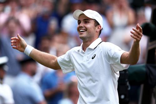 Arthur Fery, după calificarea în „sferturi” la Wimbledon 2026 Foto: Guliver/GettyImages