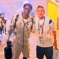 Joao Paulo, alături de Lionel Messi // Sursă foto: Instagram @jpfernandes_18