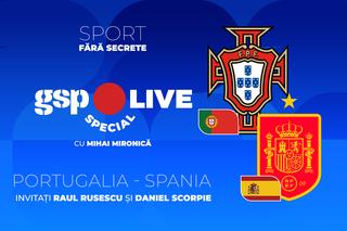 Portugalia - Spania, duel de neratat în „optimi” » Comentăm la GSP Live Special cu Mironică, Rusescu și Scorpie